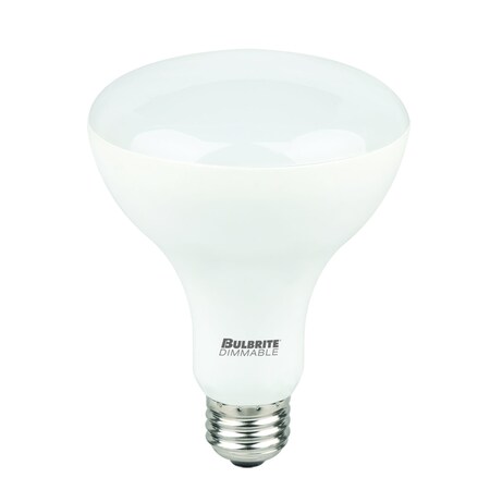 9 Watt Dimmable Frost BR30 Medium (E26) LED Bulb - 650 Lumens, 4000K, And 80 CRI, 2PK